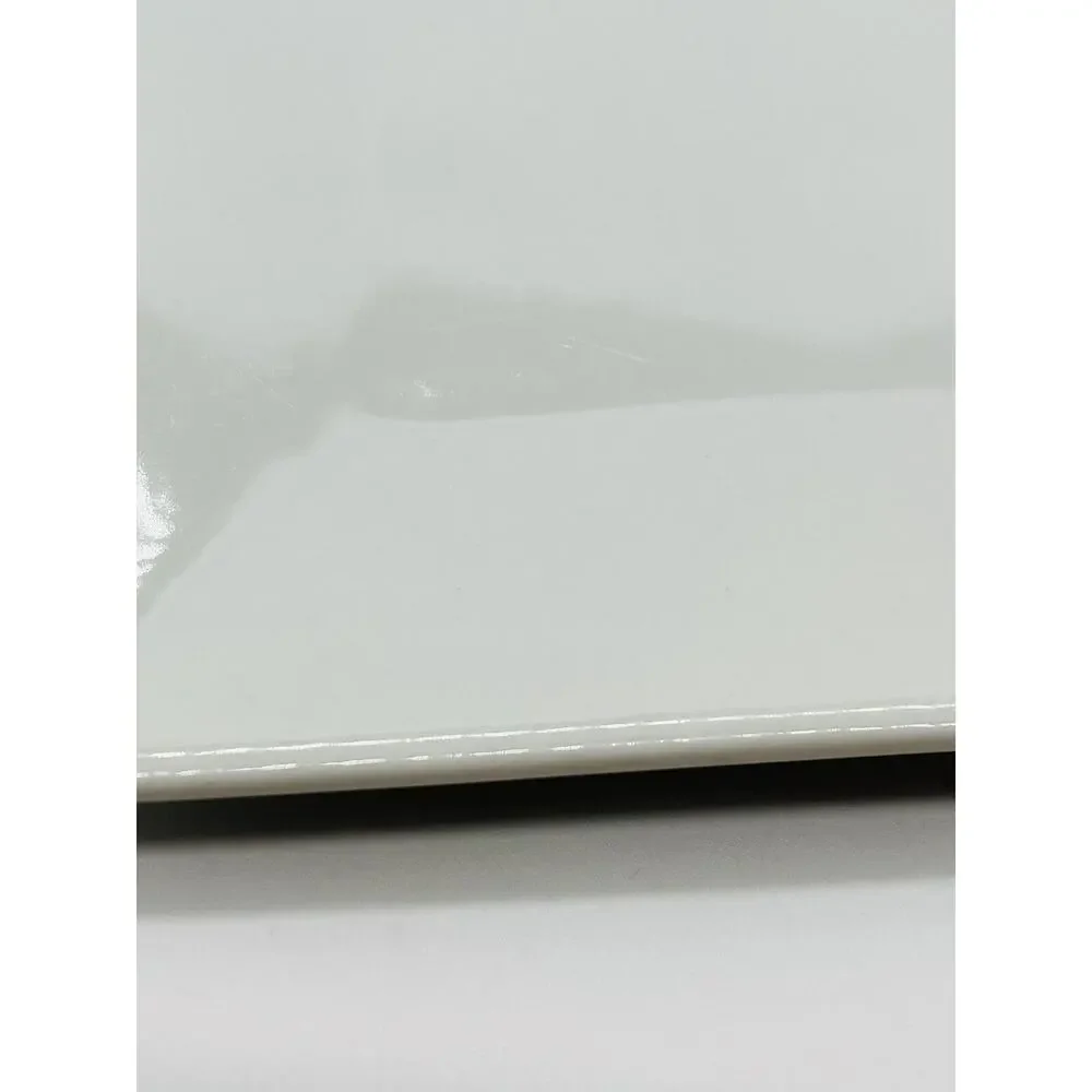 Crate and Barrel White Porcelain 6” Square Plates Set of 3